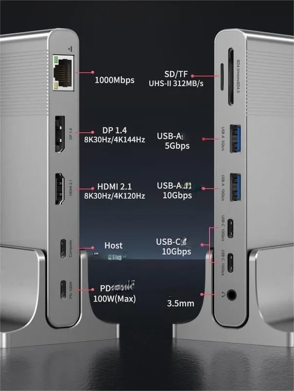 NÖRDIC USB-C 1 till 12 Dockning station