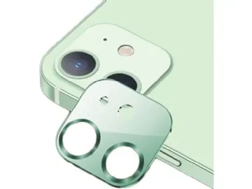 Usams US-BH703JTT04 Camera Lens Glass iPhone 12 metal zielony/green