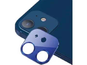 Usams USAMS Camera Lens Glass iPhone 12 metal niebieski/blue BH703JTT05 (US-BH703)