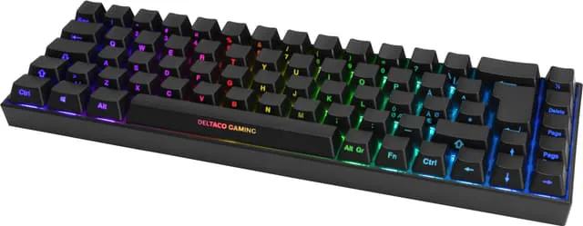 Deltaco Gaming Deltaco DK440B RGB trådlöst tangentbord för