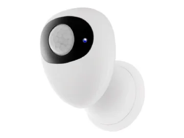 DELTACO SMART HOME Rörelsesensor, PIR, WiFi 2.4 GHz, vit/svart