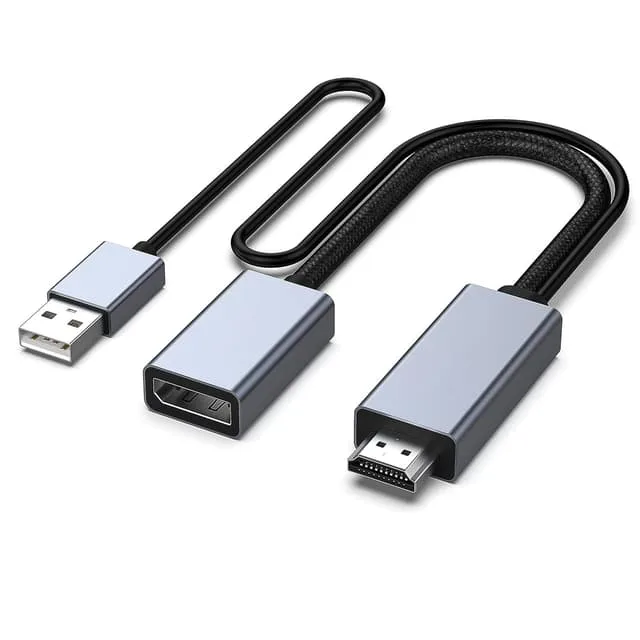 NÖRDIC HDMI till Displayport adapter 50cm