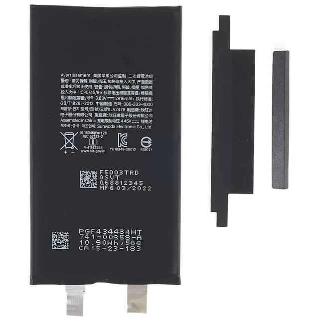 MTK iPhone 12/12 Pro 3.83V 2815mAh uppladdningsbart