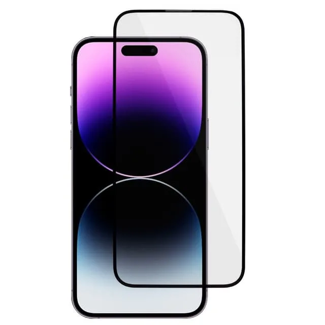 Skalo iPhone 15 Pro Max Heltäckande Skärmskydd Härdat Glas