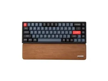 Keychron handledsstöd i valnötsträ för tangentbord Q6, V6 och K10 Pro