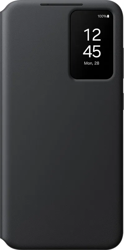 Samsung Galaxy S24+ Clear View plånboksfodral, svart