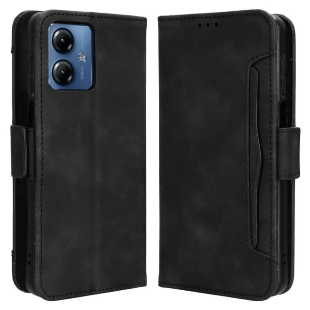 MTK Motorola Moto G14 Plånboksfodral med korthållare