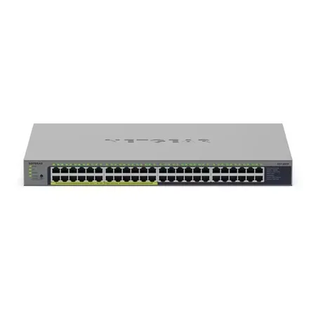 NETGEAR GS748PP switch, 48 portar Gigabit, ohanterad, PoE+ 380W