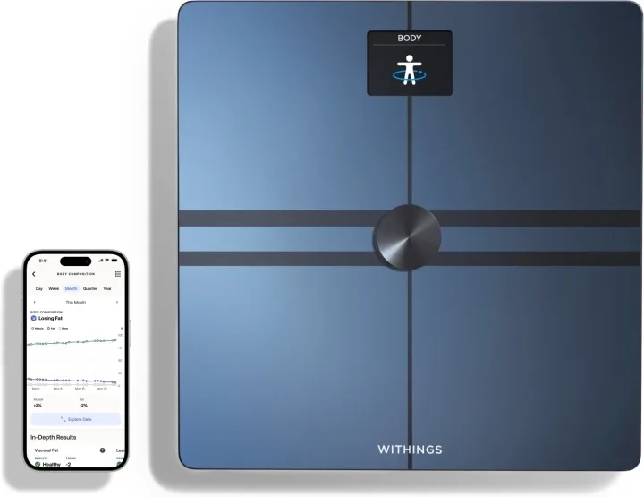 Withings Body Comp kroppssammansättningsvåg, svart