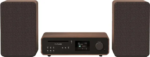 Pure Classic Stereo micro Hi-Fi-system (kaffe)