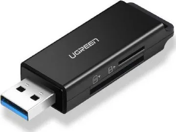 Ugreen läsare SD/microSD USB 3.0 UGREEN CM104 (svart)