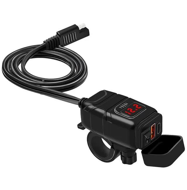 INF USB-C / USB snabbladdare för bil