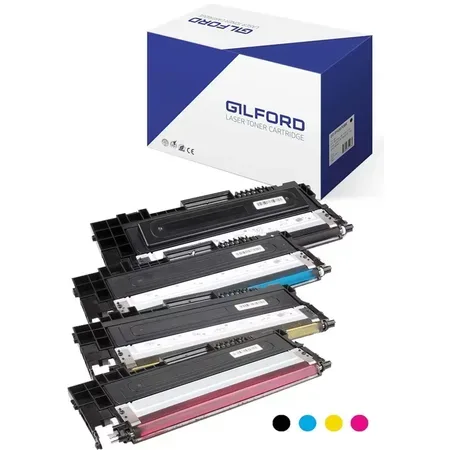 Gilford DT-PH2073# tonerpatron 1 stk Kompatibel Sort, Blå, Magenta, Gul