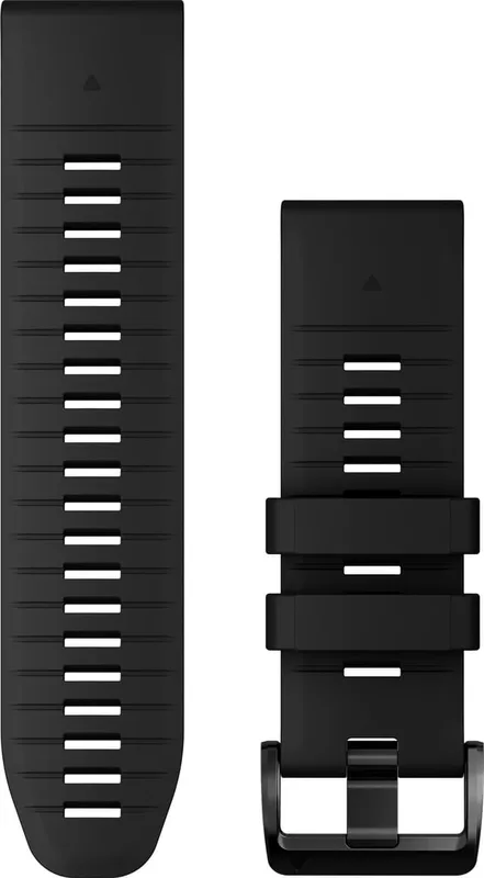 Garmin 26 mm QuickFit Silikon klockarmband (svart/blå)