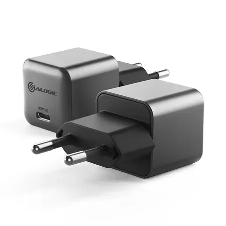 ALOGIC WCG1X30SGR-EU laddare, svart/grå
