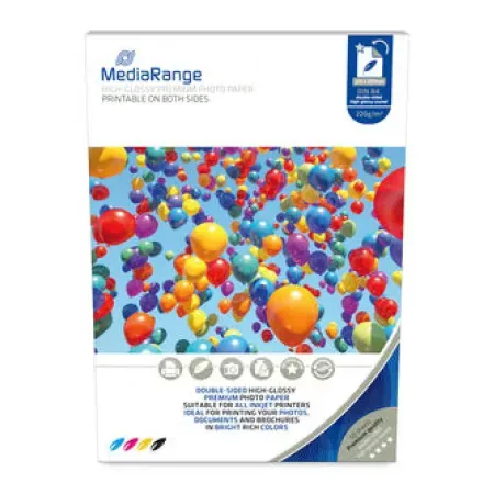 MediaRange fotopapper, högglans, A4, 210x297mm, 220 g, 50 ark