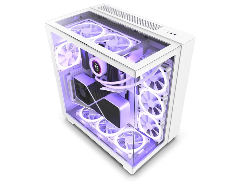 NZXT H9 Elite datorchassi, mid tower, ATX, vit