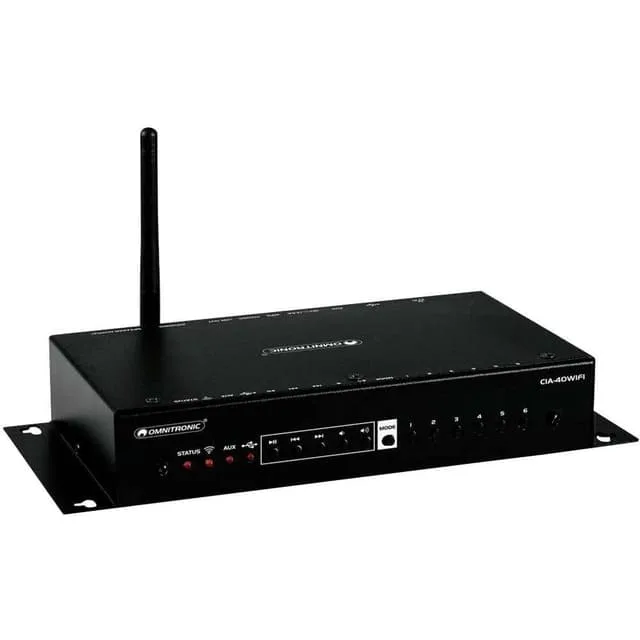 Omnitronic CIA-40WIFI 2.0 Stereoförstärkare 2x25 W