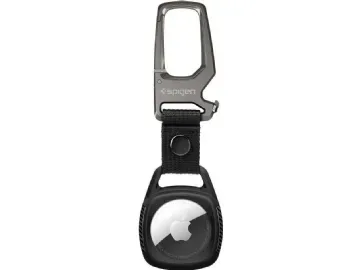Spigen AMP01565, Ask, Svart, Key finder case, Tyg, Zink, AirTag