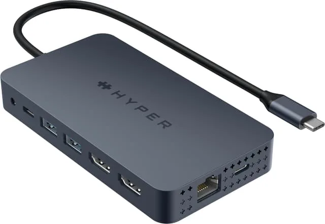 Hyper HyperDrive Dual 4K 10-i-1 USB-C-hubb
