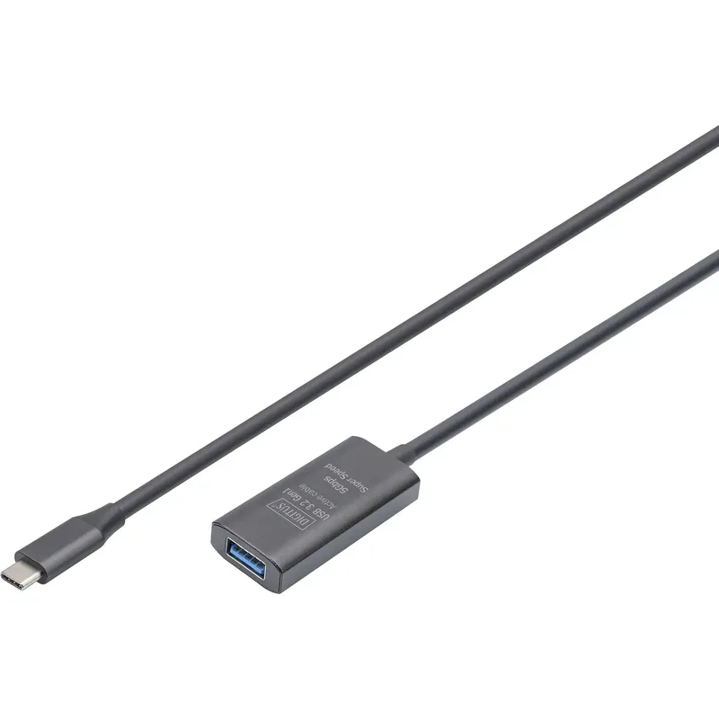 Digitus USB-förlängningskabel USB-C till USB-A, USB 3.2