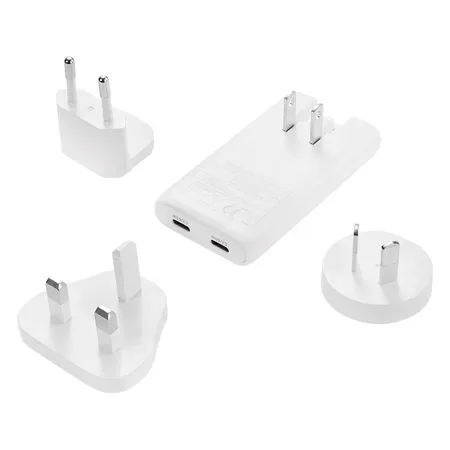 Sandberg 441-68 resladdare 4-i-1 2xUSB-C 65 W Vit