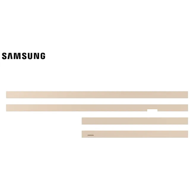 Samsung The Frame 75" ram (2021-2024, metall sandguld)