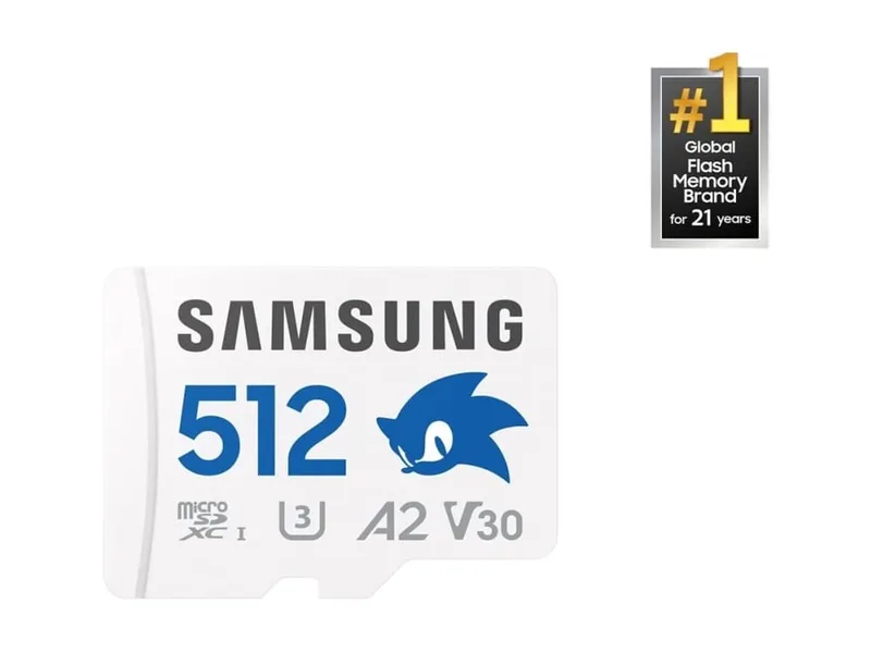 Samsung PRO Plus MB-MD512SA Sonic the Hedgehog 512 GB microSDXC