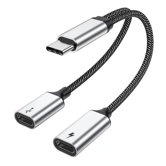 MTK USB-C hane till dubbel USB-C hona