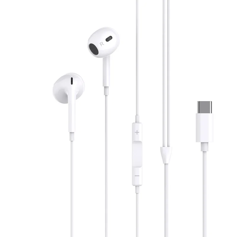 Maxlife MXEP-04 Trådade in-ear hörlurar USB-C, Vit