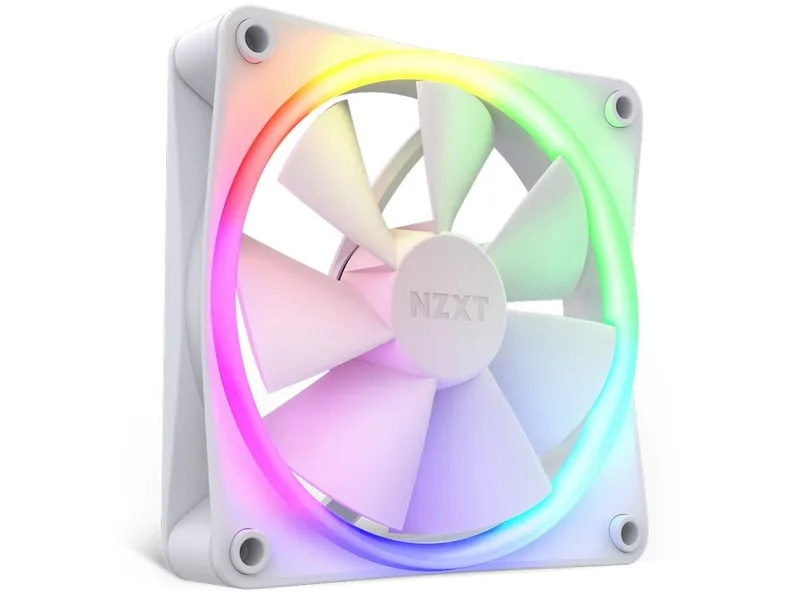 NZXT F120 RGB fläkt 120 mm, vit