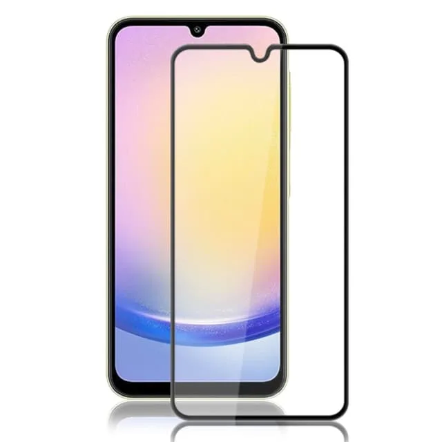 Skalo Samsung A25 5G Heltäckande Skärmskydd Härdat Glas