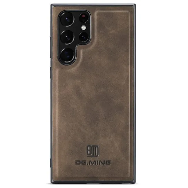 DG Ming DG.MING Samsung S24 Ultra Premium PU-Läder Hybrid Skal