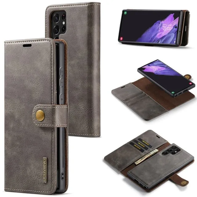 DG Ming Samsung S24 Ultra 2-i-1 Magnet Plånboksfodral