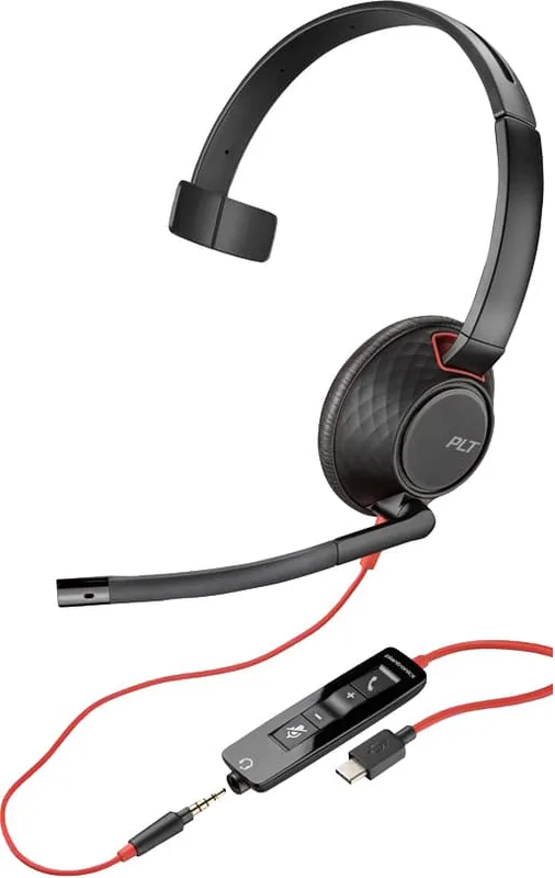 POLY HP Poly Blackwire C5210 headset USB-C
