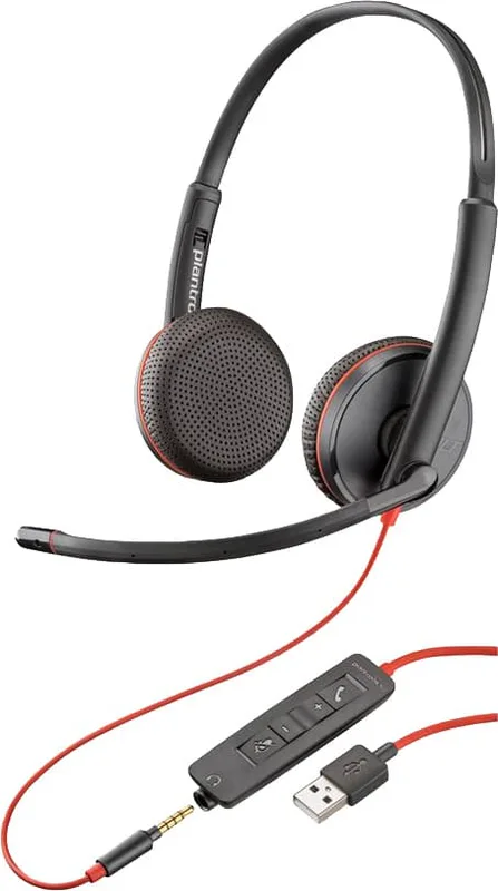 POLY HP Poly Blackwire 3325 headset USB-A
