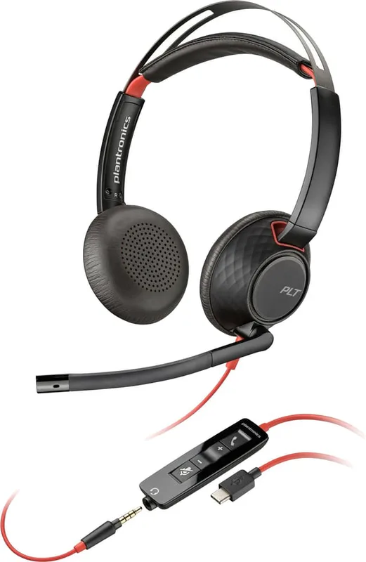 POLY HP Poly Blackwire C5220 headset USB-C