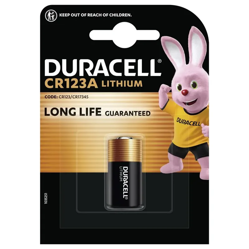 Duracell CR123 CR123A Fotobatteri Litium 1400 mAh 3 V 1 st