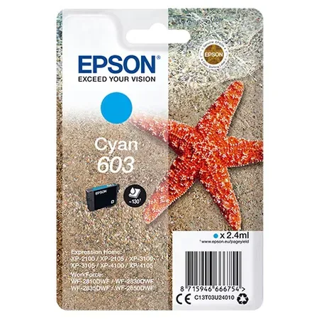Epson 603 cyan originalbläckpatron