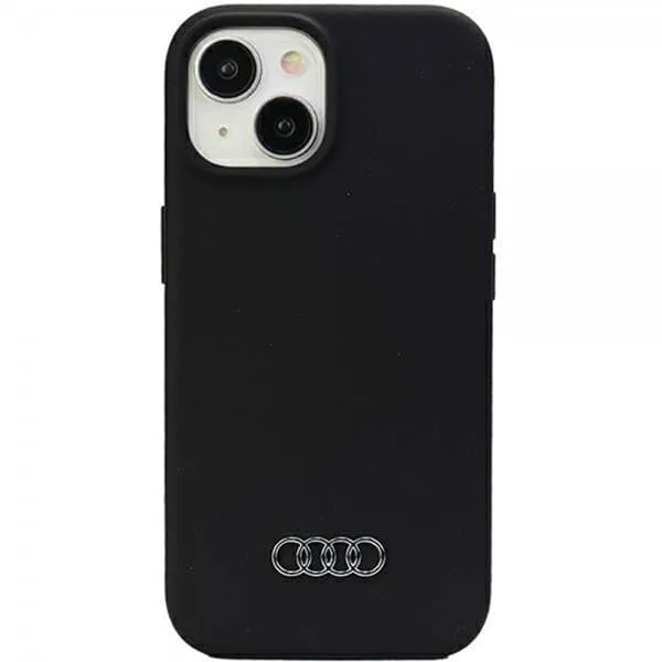 Audi iPhone 15 Plus Skal Silicone Svart
