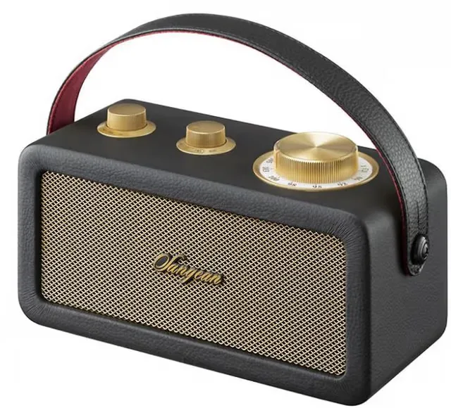 Batteridriven radio Sangean RA-101 FM uppladdningsbart Svart, Guld