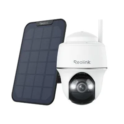 Reolink Argus PT (W) + Solpanel (B) Batteridriven WiFi-kamera
