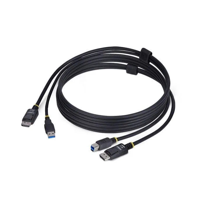 StarTech.com KVM-kabel DisplayPort och USB 5Gbps 1,8m