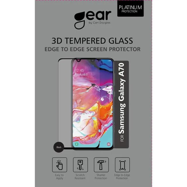 Gear Härdat Glas 3D Full Cover Black