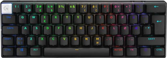 Logitech G Pro X 60 gamingtangentbord (svart)