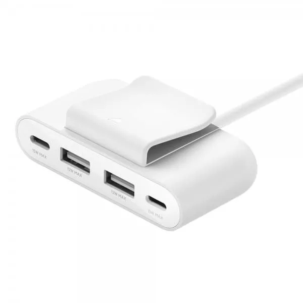 Belkin 4 port USB Power Extender 2xC 2xA 30W Vit