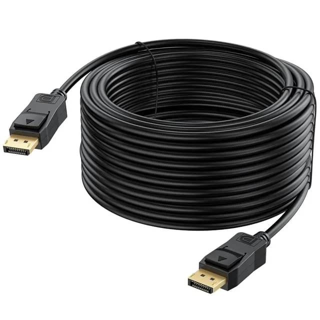 Nördic 10m nylonflätad Displayport 2.1 kabel DP40