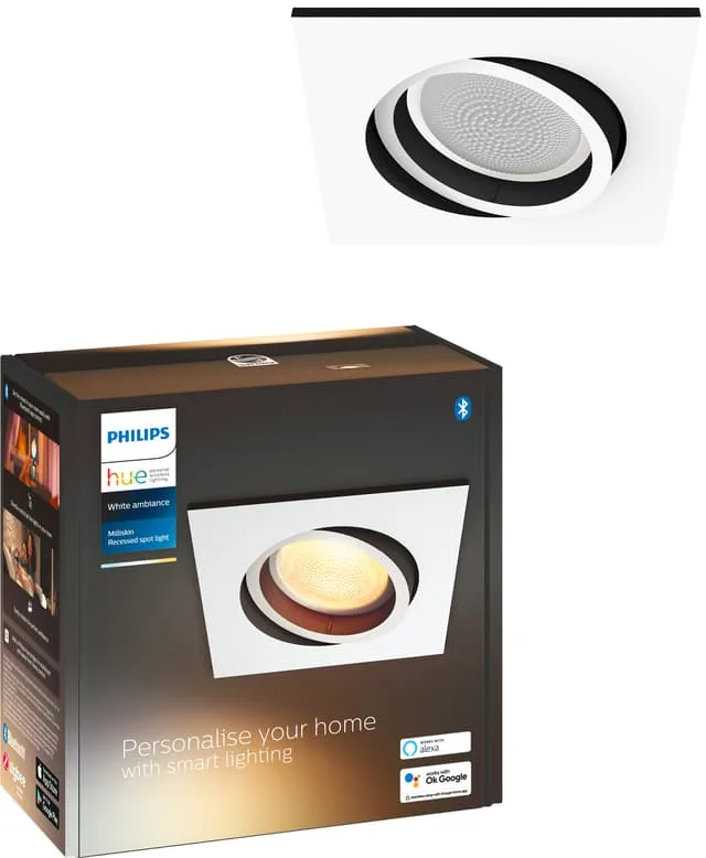 Philips HUE Milliskin infälld spotlight vit