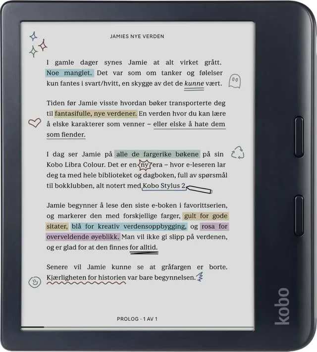 Kobo Libra Colour 7" e-bokläsare