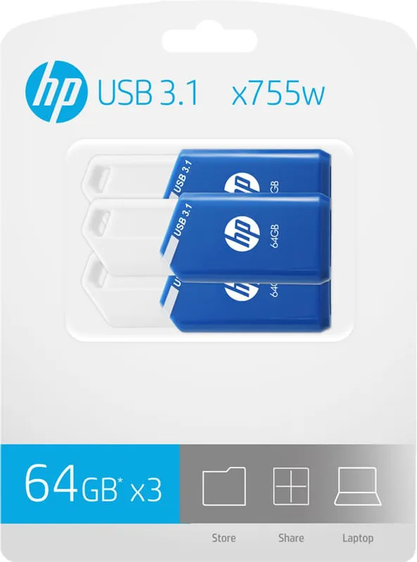 HP x755w USB 3.1-enhet